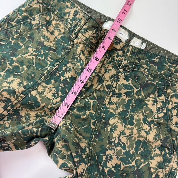 Hei Hei Pants Womens 27 Green Camo Floral Print Anthropologie Stretch Casual - Picture 10 of 12